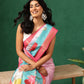 Animal Printed Kotha Silk Ready to Wear Saree With Zari Border
