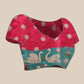 Animal Printed Kotha Silk Ready to Wear Saree With Zari Border