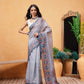 Printed Cotton Blend Ready To Wear Saree