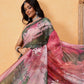 Printed Cotton Blend Ready To Wear Saree