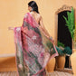 Printed Cotton Blend Ready To Wear Saree