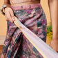 Printed Cotton Blend Ready To Wear Saree