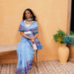 Printed Cotton Blend Ready To Wear Saree