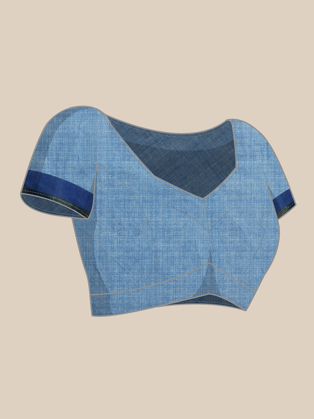 Printed Cotton Blend Ready To Wear Saree