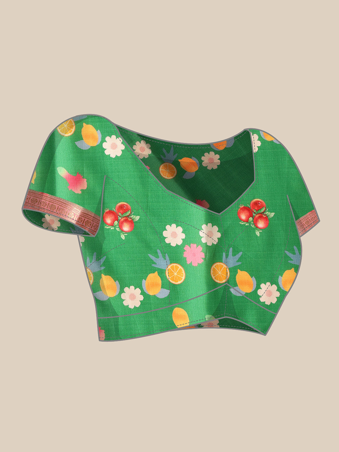 Printed Art Silk Ready to Wear Saree