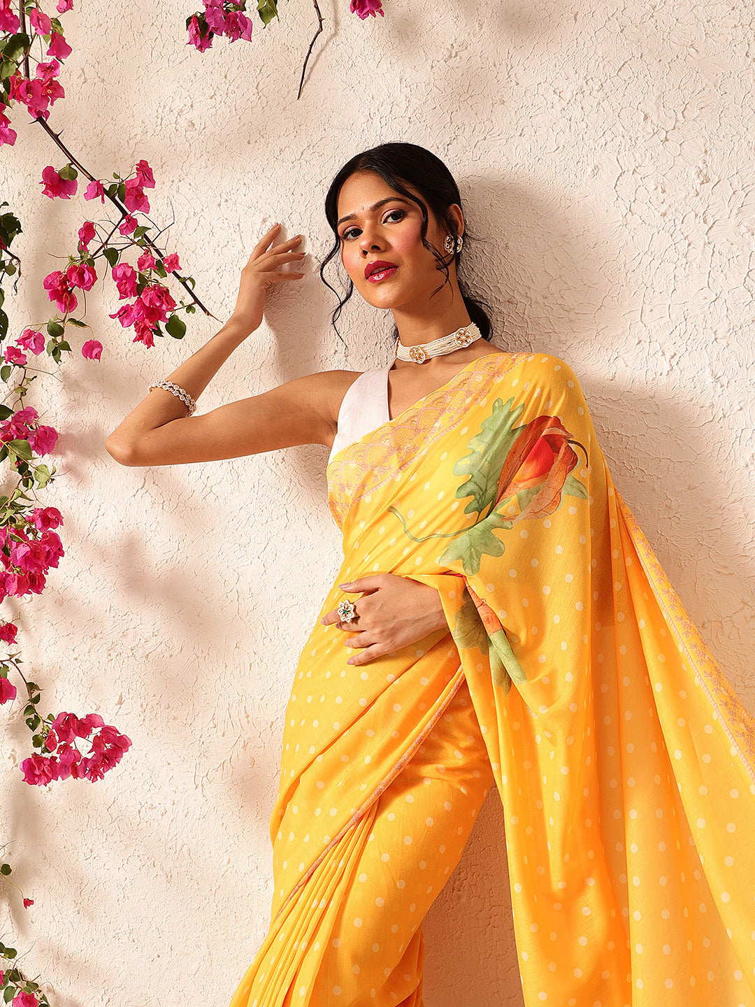 Digital Printed Soft Mul Cotton Ready to Wear Saree