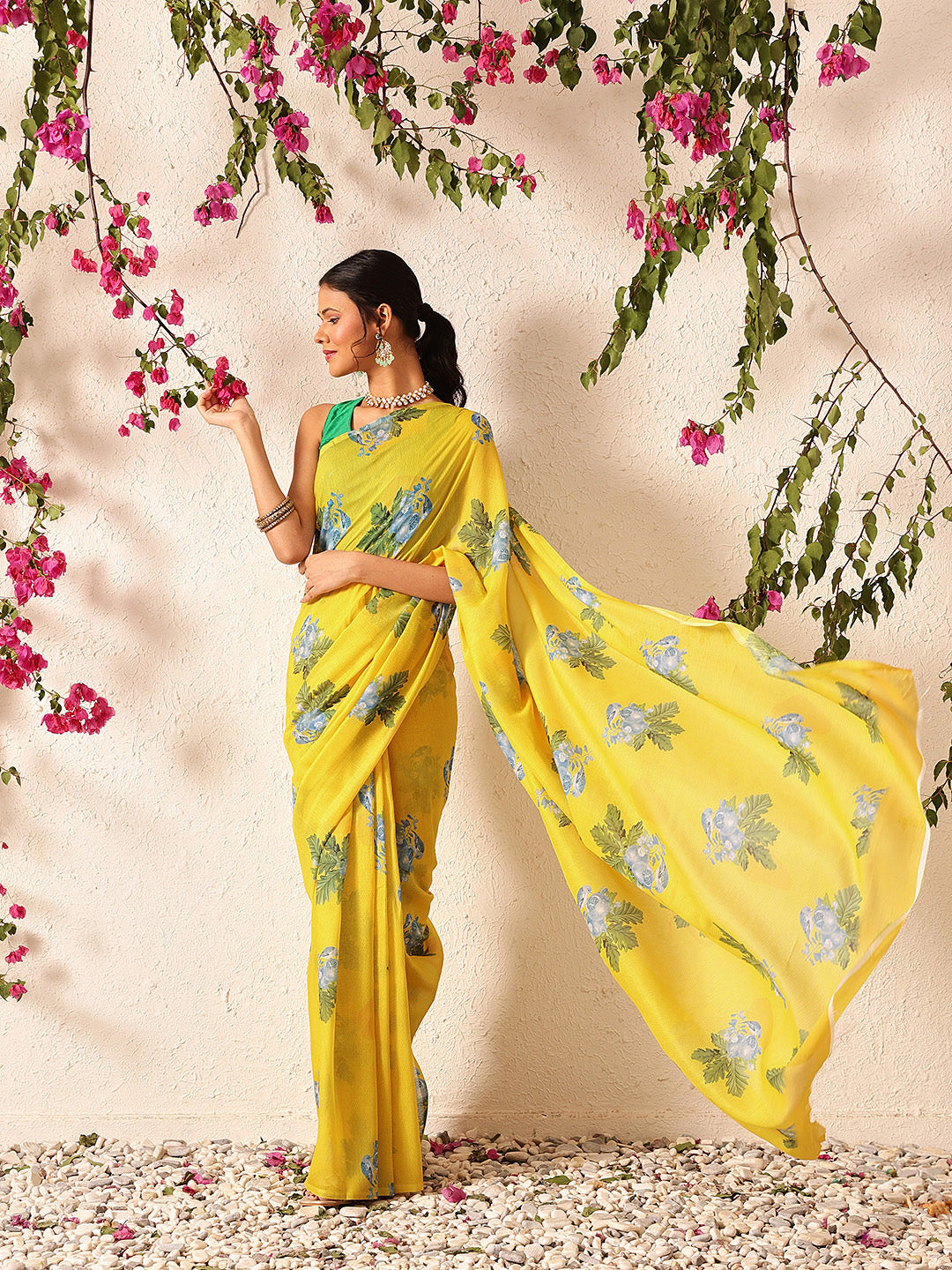 Digital Printed Soft Mul Cotton Ready to Wear Saree