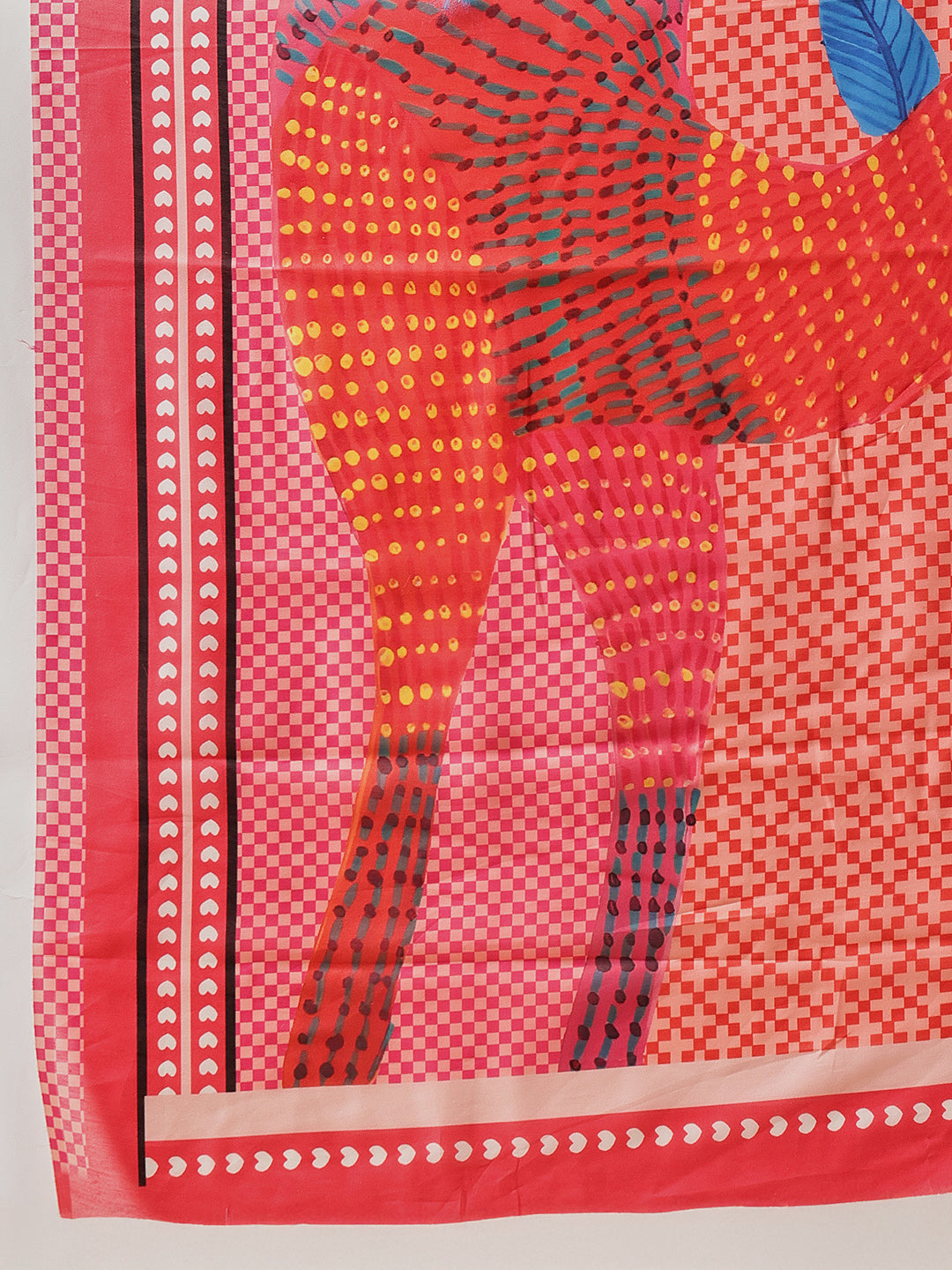 Mul Cotton Animal Printed Pocket Saree