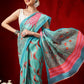 Mul Cotton Animal Printed Ready To Wear Saree