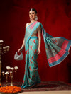 Mul Cotton Animal Printed Ready To Wear Saree