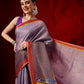 Women's Cotton Silk Floral Printed Ready to Wear Saree