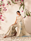 Cotton Zari Tissue Printed Ready to Wear Saree