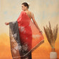 Printed Cotton Zari Tissue Ready to Wear Saree