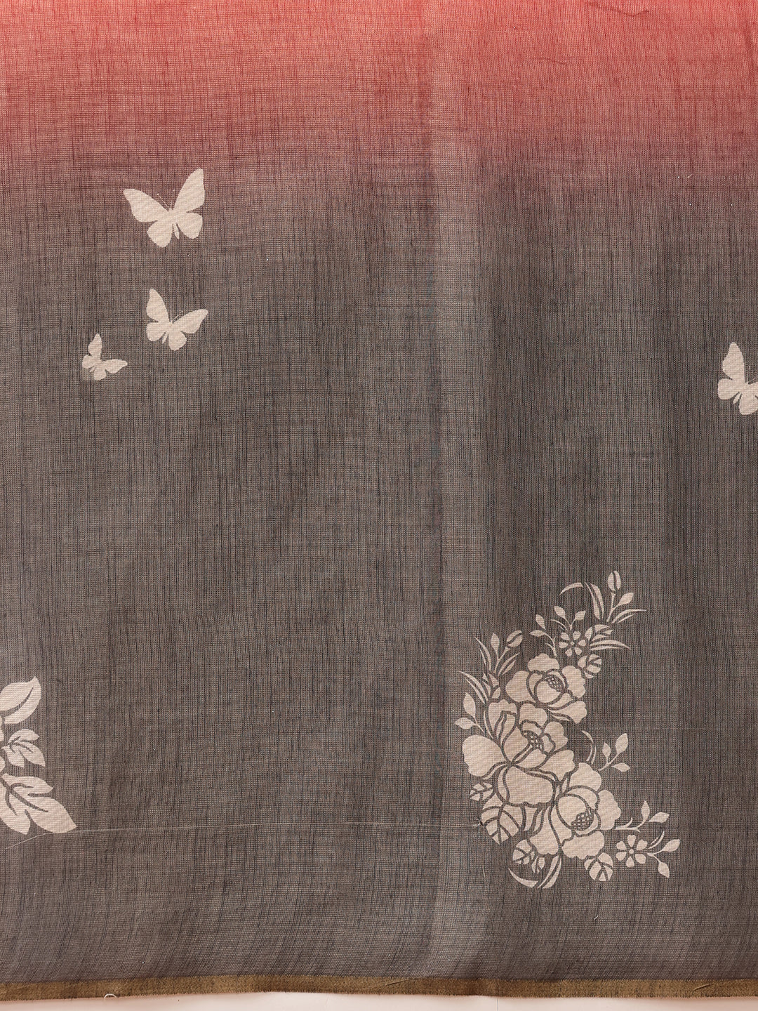 Printed Cotton Zari Tissue Ready to Wear Saree