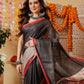 Women's Cotton Silk Floral Printed Ready to Wear Saree