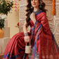 Women's Cotton Silk Floral Printed Ready to Wear Saree