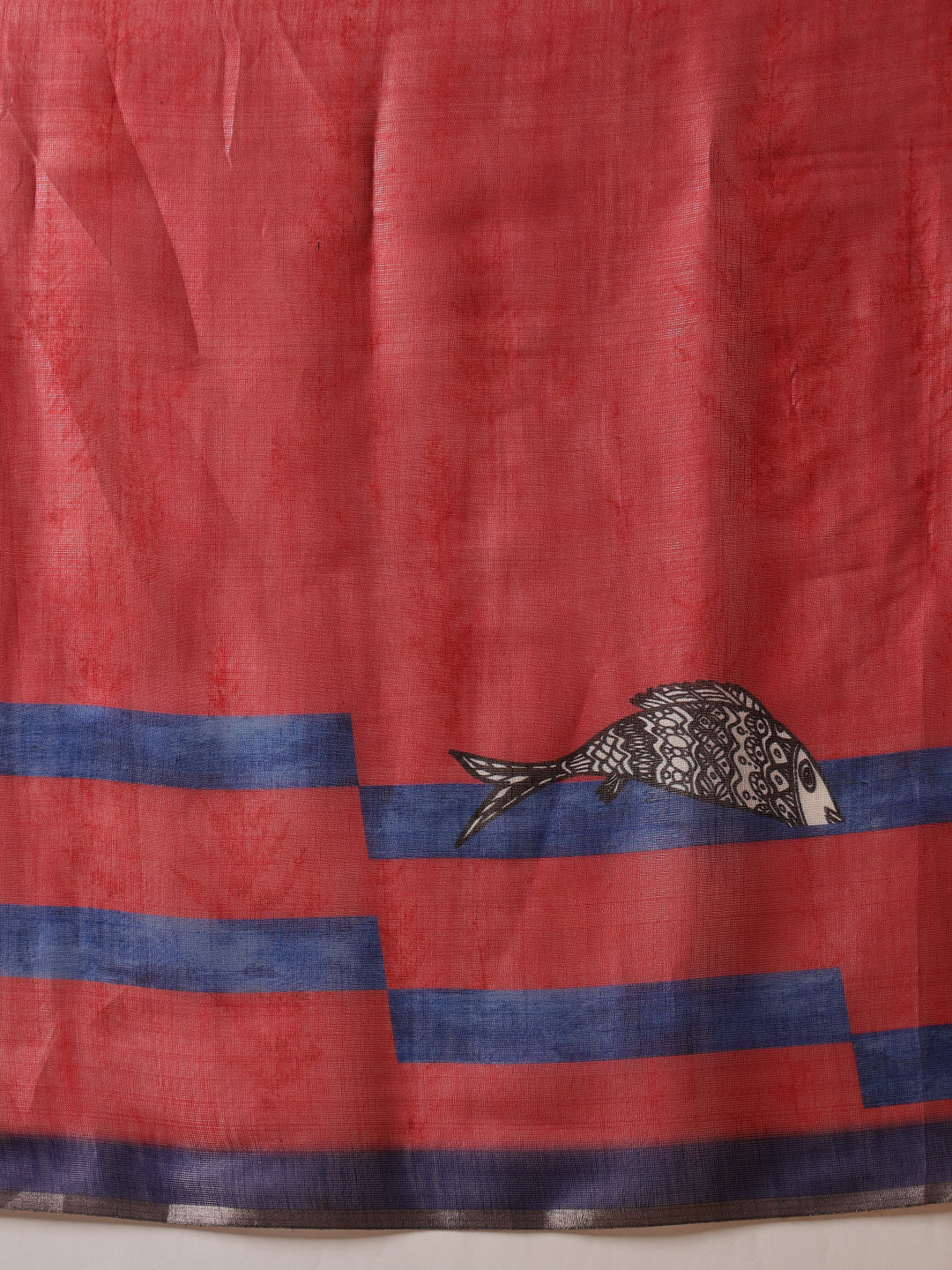 Women's Cotton Silk Floral Printed Ready to Wear Saree