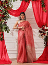 Women's Cotton Silk Floral Printed Ready to Wear Saree