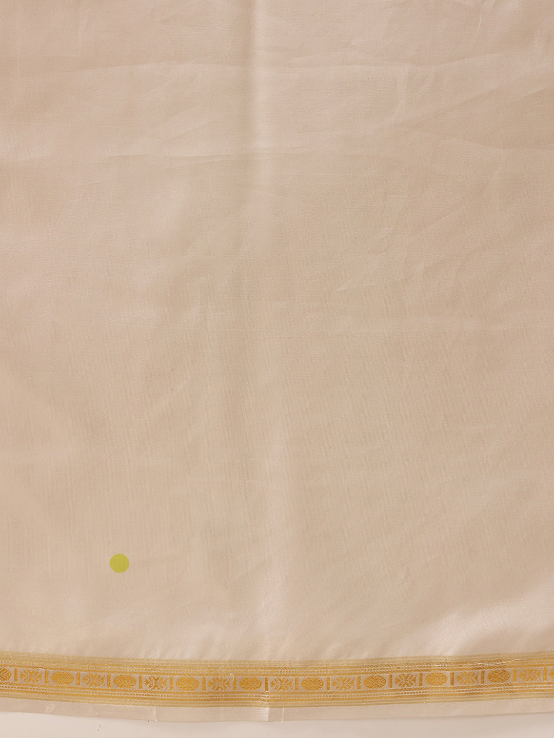 Onam Special Printed Silk Ready To Wear Kasavu White Saree