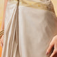 Onam Special Printed Silk Ready To Wear Kasavu White Saree