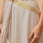 Onam Special Printed Silk Ready To Wear Kasavu White Saree