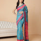 Digital Printed Paithani Design Chanderi Cotton Ready to Wear Saree