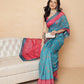 Digital Printed Paithani Design Chanderi Cotton Ready to Wear Saree