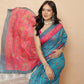 Digital Printed Paithani Design Chanderi Cotton Ready to Wear Saree
