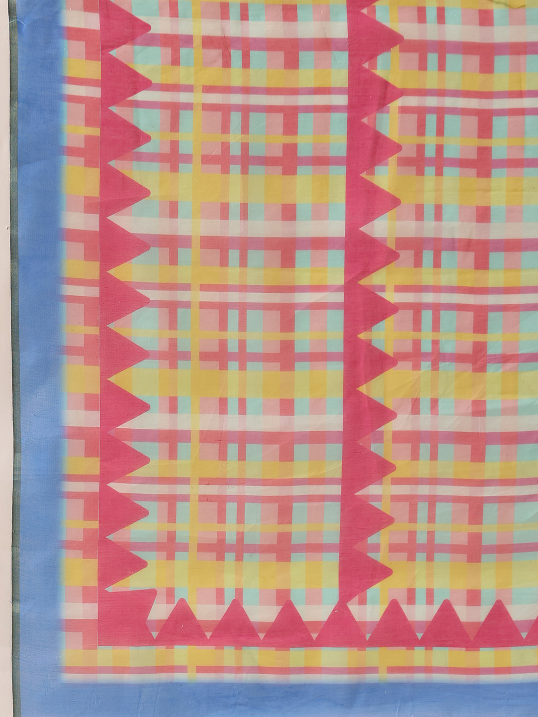 Printed Cotton Zari Tissue Ready to Wear Saree