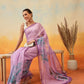 Printed Cotton Zari Tissue Ready to Wear Saree