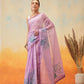 Printed Cotton Zari Tissue Ready to Wear Saree