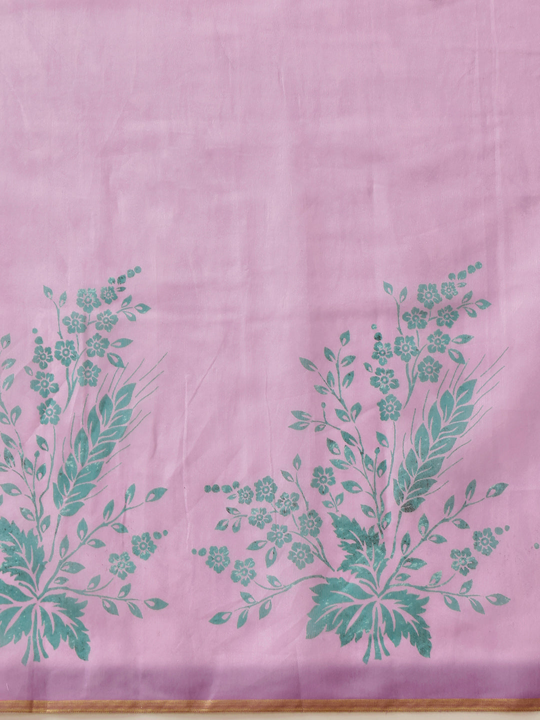 Printed Cotton Zari Tissue Ready to Wear Saree