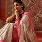 Floral Printed Kotha Silk Ready to Wear Saree With Zari Border
