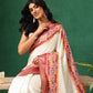 Floral Printed Kotha Silk Ready to Wear Saree With Zari Border