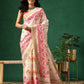 Floral Printed Kotha Silk Ready to Wear Saree With Zari Border
