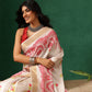 Floral Printed Kotha Silk Ready to Wear Saree With Zari Border
