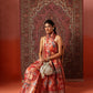 Floral Printed Kotha Silk Ready to Wear Saree With Zari Border