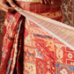 Floral Printed Kotha Silk Ready to Wear Saree With Zari Border