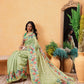Women's Cotton Blend Floral Print Ready To Wear Saree
