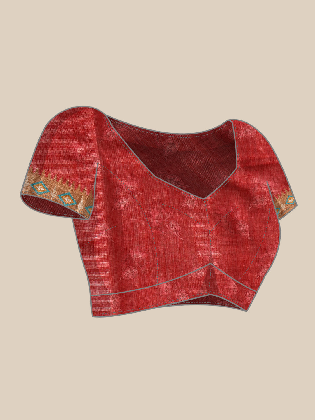 Women's Cotton Silk Floral Printed Ready to Wear Saree