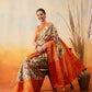 Digital Printed Art Silk Ready to Wear Saree