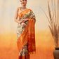 Digital Printed Art Silk Ready to Wear Saree