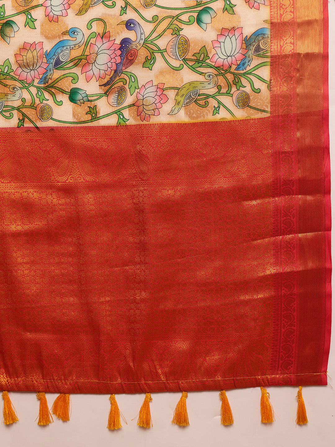 Digital Printed Art Silk Ready to Wear Saree