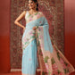 Digital Printed Chanderi Ready to Wear Saree