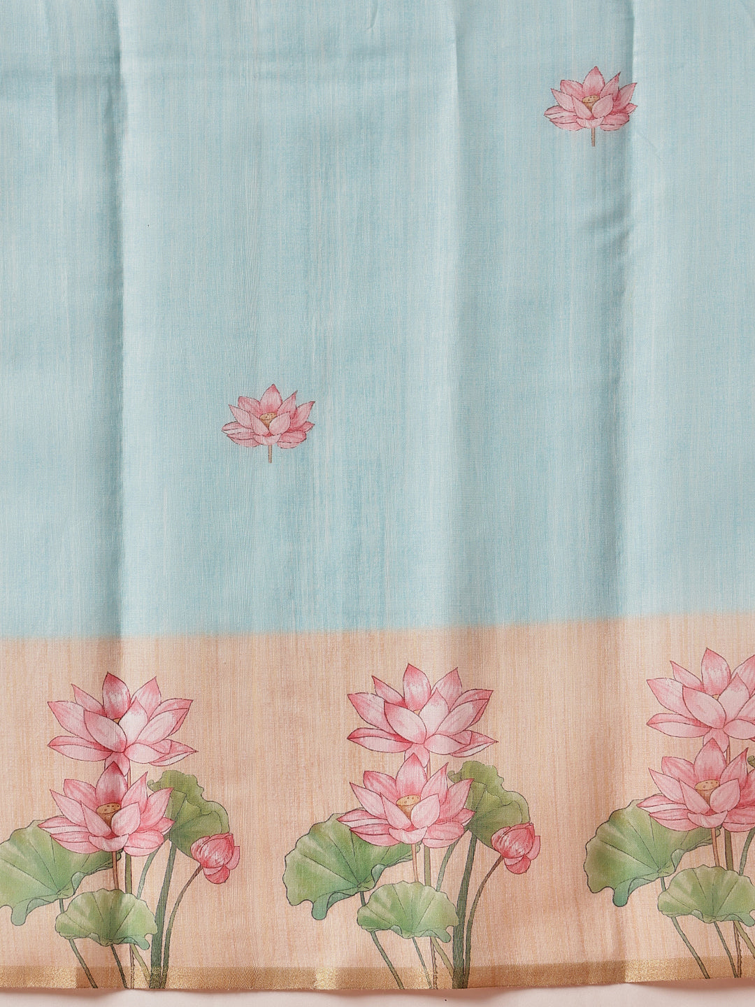 Digital Printed Chanderi Ready to Wear Saree