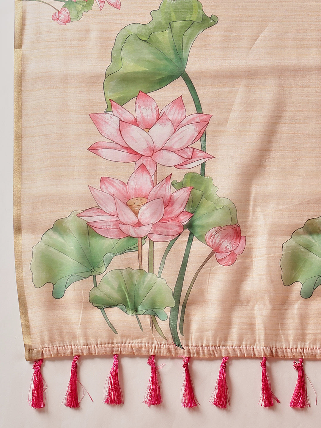 Digital Printed Chanderi Ready to Wear Saree