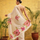 Women's Digital Printed Chanderi Ready to Wear Saree