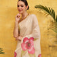 Women's Digital Printed Chanderi Ready to Wear Saree