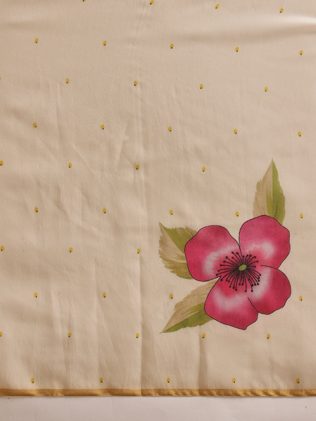 Women's Digital Printed Chanderi Ready to Wear Saree