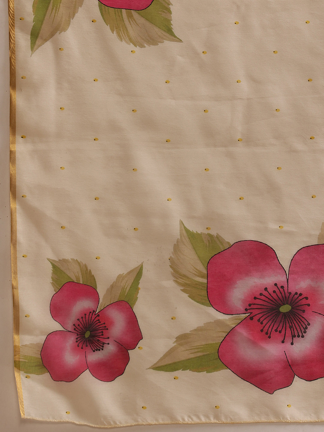 Women's Digital Printed Chanderi Ready to Wear Saree